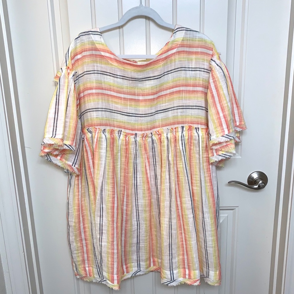 Free People Summer Nights Striped Dress - Picture 3 of 5